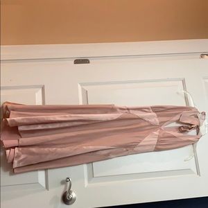 Blush / Pink Satin Dress